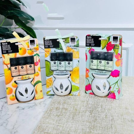 مبخرة مع زيت عطري